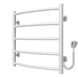 Електрична сушарка для рушників Deffi Класик П5 500х500 правильне підключення білий C.DK.50.50.5.E.W.R.5