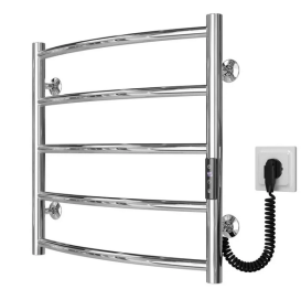 Электрический полотенцесушитель Deffi Классик П5 500х500 правое подключение JD03 хром C.DK.50.50.5.E.C.R.1