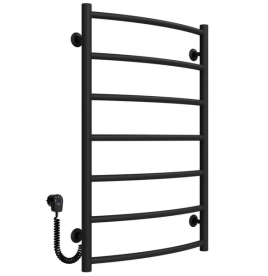 Електросушарка для рушників Deffi Класик П7 500х800 ліве підключення чорний C.DK.80.50.7.E.B.L.5