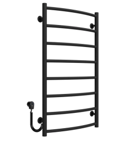 Электрический полотенцесушитель Deffi Классик П8 500х900 левое подключение черный C.DK.90.50.8.E.B.L.5
