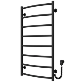 Электрический полотенцесушитель Deffi Классик П8 500х900 правое подключение черный C.DK.90.50.8.E.B.R.5