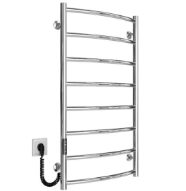 Електрична сушарка для рушників Deffi Класик П8 500х900 ліве підключення JD03 хром C.DK.90.50.8.E.C.L.1