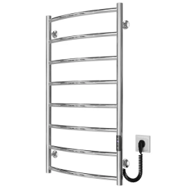 Електрична сушарка для рушників Deffi Класик П8 500х900 правильне підключення JD03 хром C.DK.90.50.8.E.C.R.1