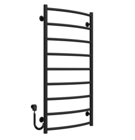 Электрический полотенцесушитель Deffi Классик П9 500х1000 левое подключение черный C.DK.100.50.9.E.B.L.5