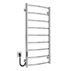 Електрична сушарка для рушників Deffi Класик П9 500х1000 ліве підключення JD03 хром C.DK.100.50.9.E.C.L.1