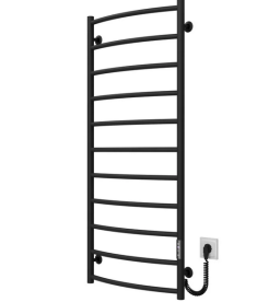 Электрический полотенцесушитель Deffi Классик П11 500х1200 правое подключение JD03 черный C.DK.120.50.11.E.B.R.1