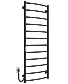 Электрический полотенцесушитель Deffi Классик П12 500х1300 левое подключение JD03 черный C.DK.130.50.12.E.B.L.1