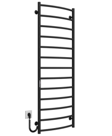 Электрический полотенцесушитель Deffi Классик П13 500х1400 левое подключение JD03 черный C.DK.140.50.13.E.B.L.1