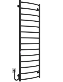 Электрический полотенцесушитель Deffi Классик П14 500х1500 левое подключение JD03 черный C.DK.150.50.14.E.B.L.1