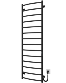Электрический полотенцесушитель Deffi Классик П14 500х1500 правое подключение JD03 черный C.DK.150.50.14.E.B.R.1