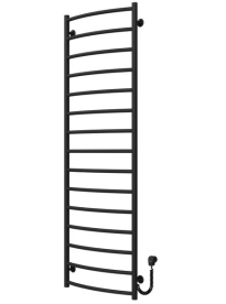 Электрический полотенцесушитель Deffi Классик П15 500х1600 правое подключение черный C.DK.160.50.15.E.B.R.5
