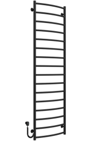 Електрична сушарка для рушників Deffi Класик П16 500х1700 ліве підключення чорний C.DK.170.50.16.E.B.L.5