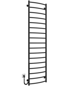 Електросушарка для рушників Deffi Класик П17 500х1800 ліве підключення JD03 чорний C.DK.180.50.17.E.B.L.1