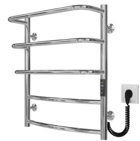 Електрична сушарка для рушників Deffi Каскад Дуга П5 400х600 праве підключення JD03 хром C.KD.60.40.5.E.C.R.1