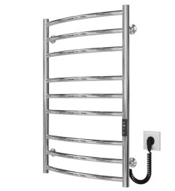 Електрична сушарка для рушників Deffi Класик Еліт П9 400х800 праве підключення JD03 хром C.KE.80.40.9.E.C.R.1