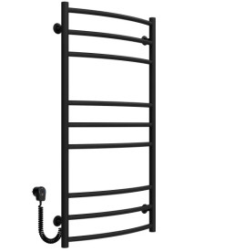 Електрична сушарка для рушників Deffi Класік Еліт П9 400х1000 ліве підключення чорний C.KE.100.40.9.E.B.L.5