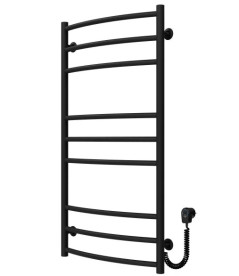 Електрична сушарка для рушників Deffi Класик Еліт П9 400х1000 праве підключення чорний C.KE.100.40.9.E.B.R.5