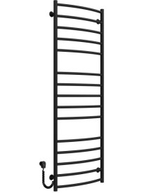 Електрична сушарка для рушників Deffi Класік Еліт П15 400х1500 ліве підключення чорний C.KE.150.40.15.E.B.L.5