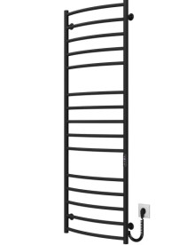 Электрический полотенцесушитель Deffi Классик Элит П15 400х1500 правое подключение JD03 черный C.KE.150.40.15.E.B.R.1