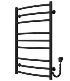 Електрична сушарка для рушників Deffi Класик Еліт П9 500х800 праве підключення чорний C.KE.80.50.9.E.B.R.5