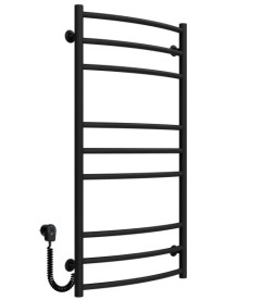 Електрична сушарка для рушників Deffi Класик Еліт П9 500х1000 ліве підключення чорний C.KE.100.50.9.E.B.L.5