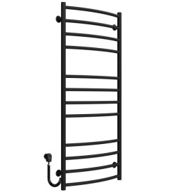 Електрична сушарка для рушників Deffi Класик Еліт П12 600х1200 ліве підключення чорний C.KE.120.60.12.E.B.L.5