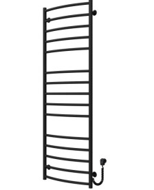 Електрична сушарка для рушників Deffi Класик Еліт П15 600х1500 праве підключення чорний C.KE.150.60.15.E.B.R.5