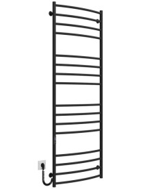 Электрический полотенцесушитель Deffi Классик Элит П16 600х1700 левое подключение JD03 черный C.KE.170.60.16.E.B.L.1