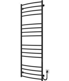 Электрический полотенцесушитель Deffi Классик Элит П16 600х1700 правое подключение JD03 черный C.KE.170.60.16.E.B.R.1