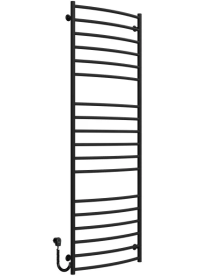Электрический полотенцесушитель Deffi Классик Элит П18 600х1800 левое подключение черный C.KE.180.60.18.E.B.L.5