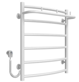 Електрична сушарка для рушників Deffi Класик N П6 500х600 ліве підключення білий C.KN.60.50.6.E.W.L.5