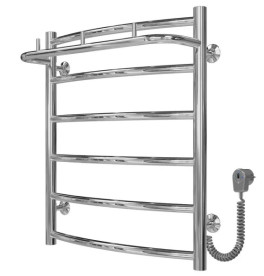 Электрический полотенцесушитель Deffi Классик N П6 500х600 правое подключение хром C.KN.60.50.6.E.C.R.5