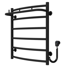 Электрический полотенцесушитель Deffi Классик N П6 500х600 правое подключение черный C.KN.60.50.6.E.B.R.5