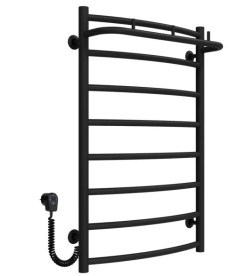 Електрична сушарка для рушників Deffi Класик N П8 500х800 ліве підключення чорний C.KN.80.50.8.E.B.L.5