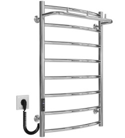 Електрична сушарка для рушників Deffi Класик N П8 500х800 ліве підключення JD03 хром C.KN.80.50.8.E.C.L.1