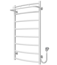 Электрический полотенцесушитель Deffi Классик N П8 500х900 правое подключение белый C.KN.90.50.8.E.W.R.5