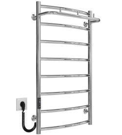 Электрический полотенцесушитель Deffi Классик N П8 500х900 левое подключение JD03 хром C.KN.90.50.8.E.C.L.1