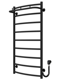 Електрична сушарка для рушників Deffi Класик N П9 500х1000 праве підключення чорний C.KN.100.50.9.E.B.R.5