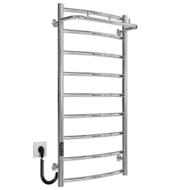 Електрична сушарка для рушників Deffi Класик N П9 500х1000 ліве підключення JD03 хром C.KN.100.50.9.E.C.L.1