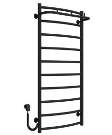 Электрический полотенцесушитель Deffi Классик N П10 500х1100 левое подключение черный C.KN.110.50.10.E.B.L.5