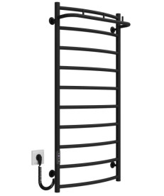 Електрична сушарка для рушників Deffi Класик N П10 500х1100 ліве підключення JD03 чорний C.KN.110.50.10.E.B.L.1