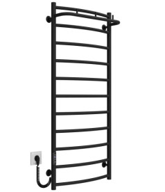 Електрична сушарка для рушників Deffi Класик N П11 500х1200 ліве підключення JD03 чорний C.KN.120.50.11.E.B.L.1