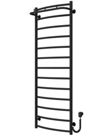 Електрична сушарка для рушників Deffi Класик N П13 500х1400 праве підключення чорний C.KN.140.50.13.E.B.R.5