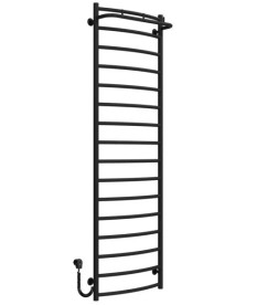 Електрична сушарка для рушників Deffi Класик N П16 500х1700 ліве підключення чорний C.KN.170.50.16.E.B.L.5