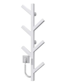 Електрична сушарка для рушників Deffi Kir П6 800 ліве підключення WD04 білий A.KR.80.6.E.W.U.4