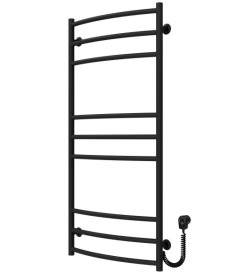 Електрична сушарка для рушників Deffi Класик Еліт П9 500х1100 праве підключення EF16 чорний D.KE.110.50.9.E.B.R.5