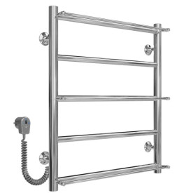 Электрический полотенцесушитель Deffi Ladder П5 500х600 левое подключение хром C.LK.60.50.5.E.C.L.5