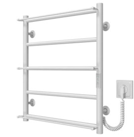 Электрический полотенцесушитель Deffi Ladder П5 500х600 правое подключение WD03 белый C.LK.60.50.5.E.W.R.3