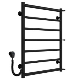 Електрична сушарка для рушників Deffi Ladder П7 500х700 ліве підключення чорний C.LK.70.50.7.E.B.R.5