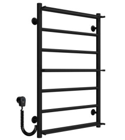 Электрический полотенцесушитель Deffi Ladder П7 500х800 левое подключение черный C.LK.80.50.7.E.B.R.5